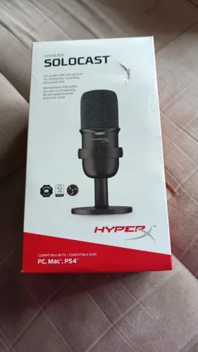 Microfone HyperX Solocast Preto