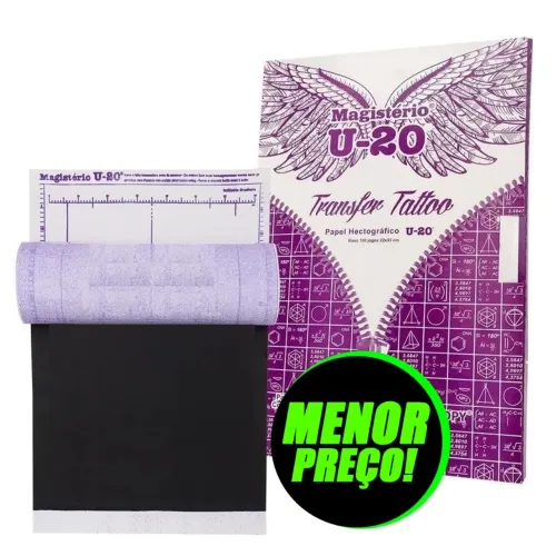 Papel Transfer Carbono para tatuagem 