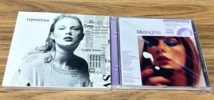 combo cds taylor swift reputation e midnights lavander edition