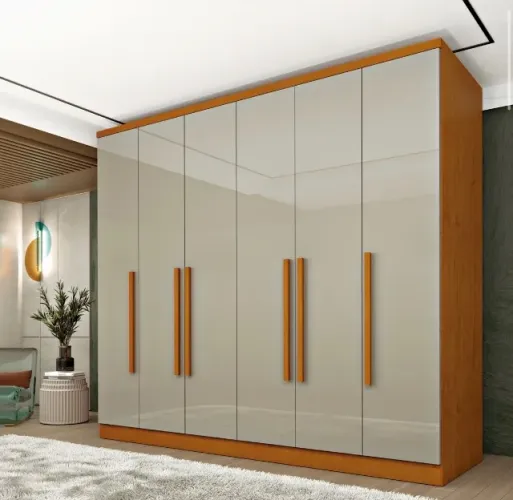 Guarda-Roupa Casal Grande Master Line 6 Portas