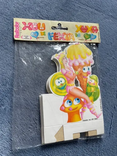 Porta garrafa da xuxa de aniversário