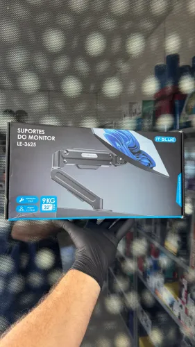 Suporte Monitor Articulado IT-Blue Pistão a Gás - Ergonômico até 32"