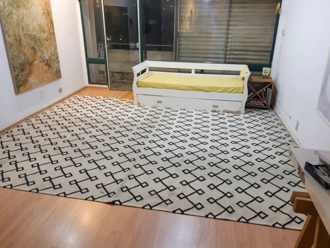 Tapete Kilim Indiano Lã e Algodão Grande 3 x 4 m 300x400 cm