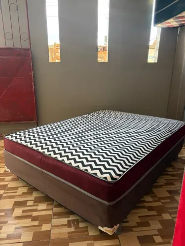 Cama box casal nova mola ensacada 20 cm de espuma valor 500 entrega grátis ?