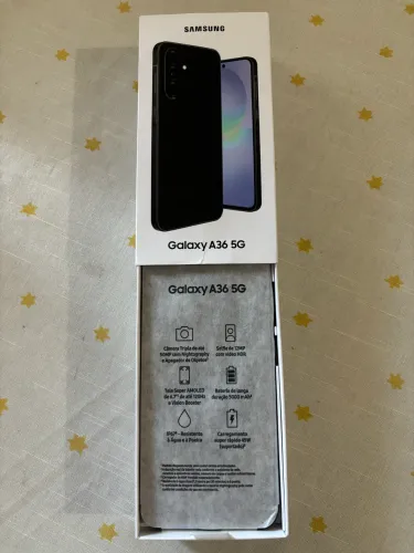 Samsung Galaxy A36 256gb 8gb ram 5G na caixa sem uso nota fiscal 1.550,00