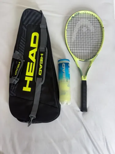 Kit Raquete Head MX Attitude Elite + Bolsa + Bolas Head Pro