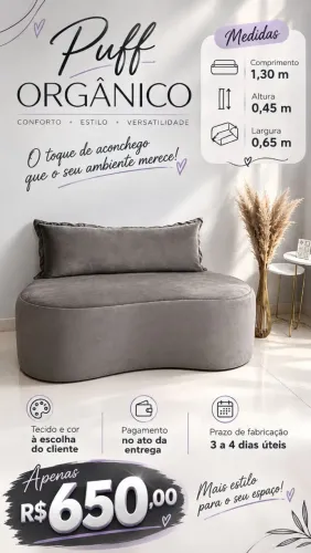 Puff orgânico
