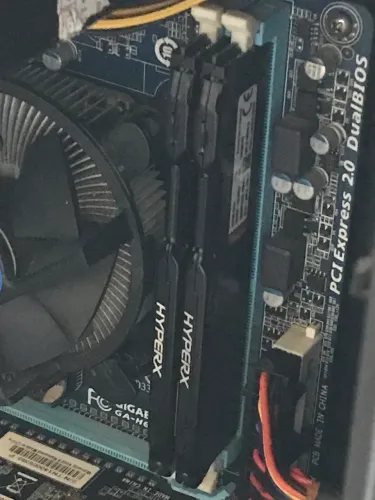 Memória ram ddr3 com discipador 2x4 dual channel