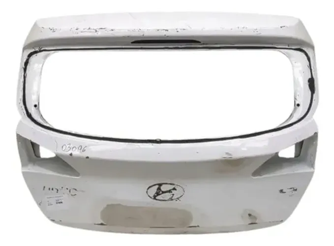 Tampa Traseira Hb20 Hatch 2013 2019 Branco Recuperado