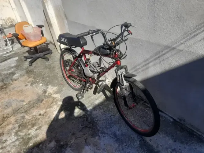 Bicicleta Motorizada Aro 26 + Acessórios