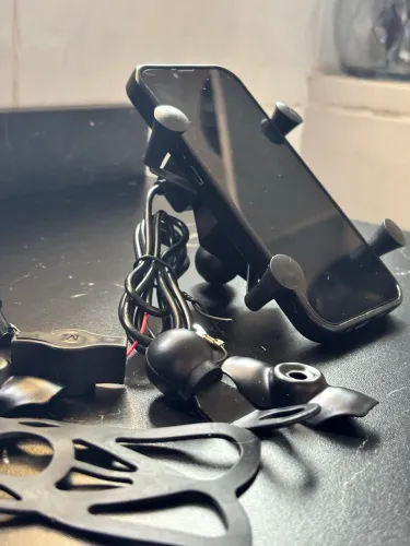 SUPORTE DE CELULAR PARA MOTO KIT COMPLETO