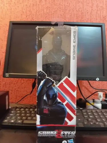 Boneco snake eyes 30 cm marvel gi joe