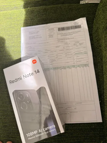 Note 14 256G novo na caixa 