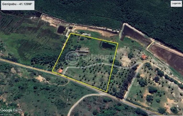 TERRENO À VENDA  41.000 m² · Extremoz/RN · Próximo à Praia de Genipabu