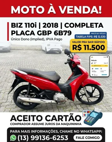 Honda Biz 110i 2018