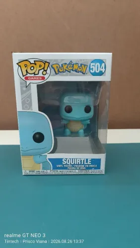 Funko Pop Squirtle #504 Pokémon Original Novo Lacrado