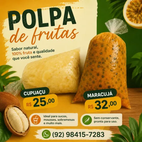 Polpas de frutas