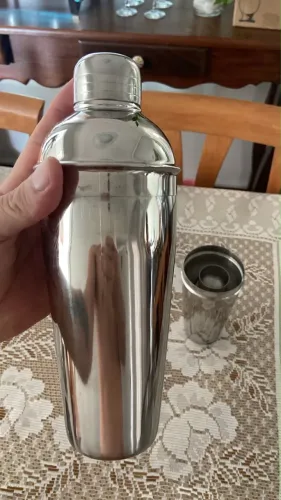 2 coqueteleiras de inox 
