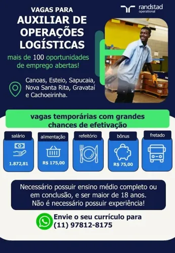 Auxiliar de operações Logística 