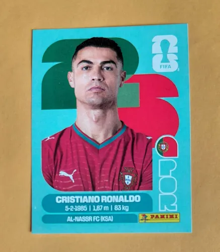 Figurinha Cristiano Ronaldo Copa 2026 Original Panini