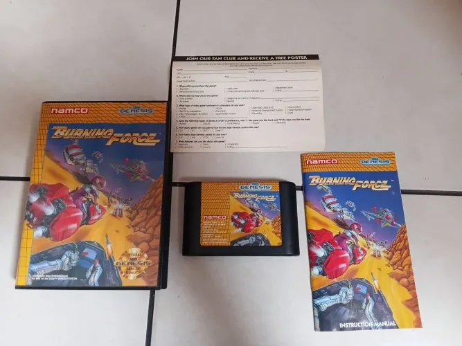Burning Force Mega Drive