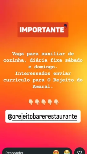Auxiliar de cozinha