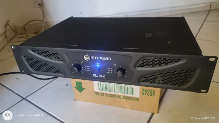 Amplificador profissional _crown xli800 em excelente estado 