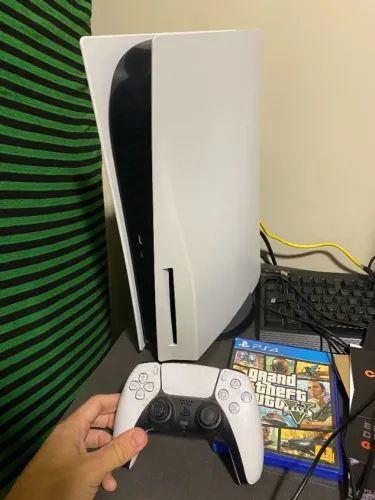 PS5 FAT SEMINOVO com Leitor de Disco + Controle + Caixa + NF Amazon