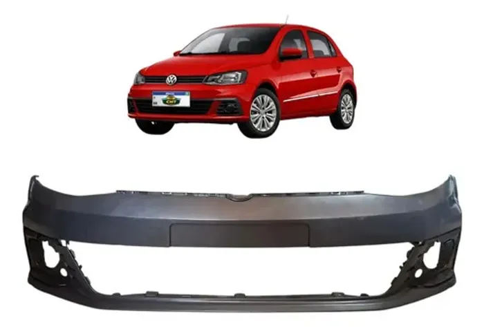 Parachoque Dianteiro Gol G7  2016 2017 2018 Preto
