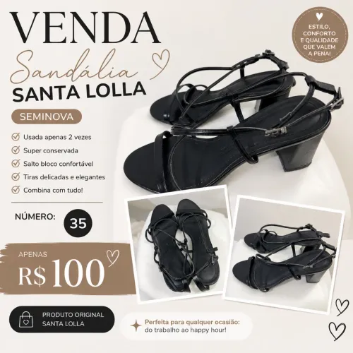 SANDÁLIA SANTA LOLLA