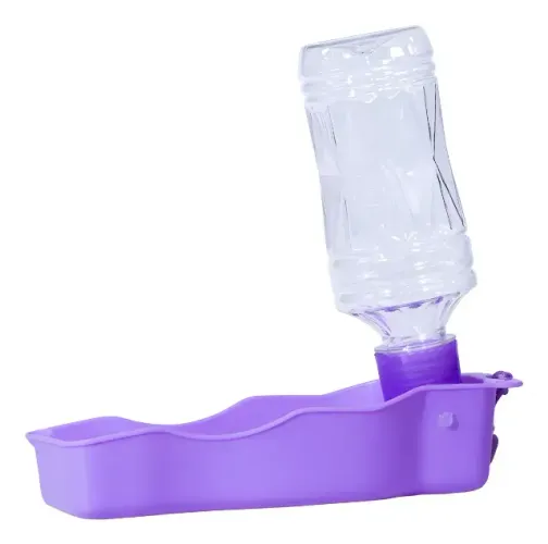 Bebedouro Portátil Automático para Pet 245ml Savana Pet - Roxo