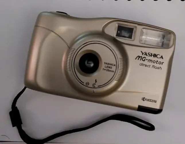 Máquina fotográfica analógica