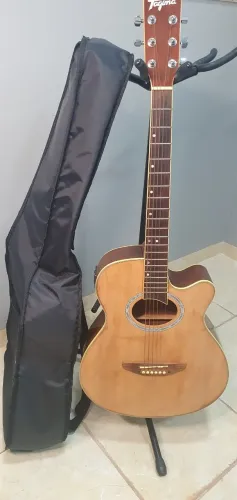 Violão Eletroacústico Tagima Dallas Natural Destro - cordas aço + Capa