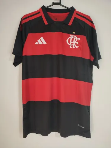 Camisa do Flamengo Rubro Negra Masculina 2026/27 Camisa de Time Lançamento 2026