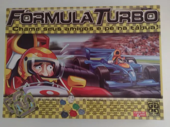Jogo de Tabuleiro Fórmula Turbo