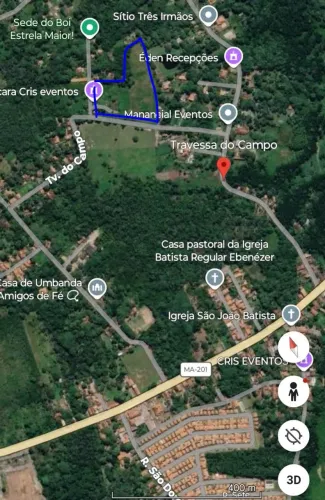 Oportunidade: Propriedade 3 ha - 100% plana a 400m da MA201