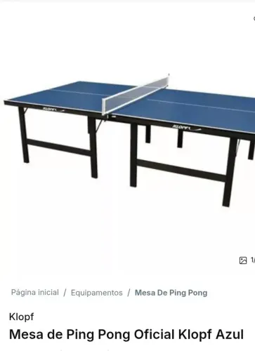 Mesa de ping pong oficial aceito troca 