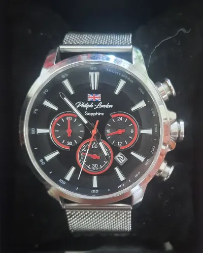 Relógio Philiph London, perfeito estado, pulseira smash, de aço.