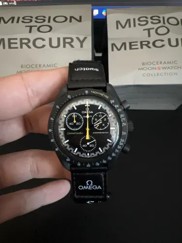 Relógio Omega Swatch Mission to Mercury