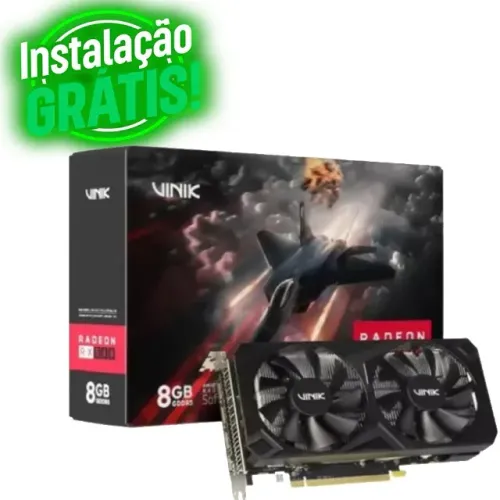Placa De Video RX 580 8GB GDDR5 256 Bits Vinik-Loja Fs informática