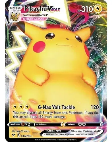 Figurinha Pokémon Vmax Pikachu
