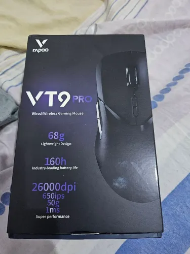Mouse Gamer Rapoo VT9 Pro - Sensor PAW3398 (Sem fio / Ultraleve)