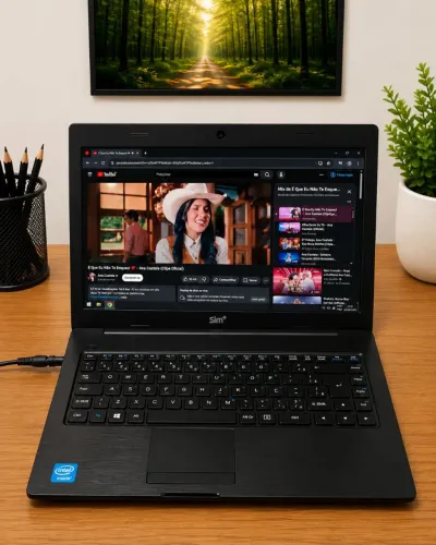Notebook 500 gb / formatado / rápido e conservado