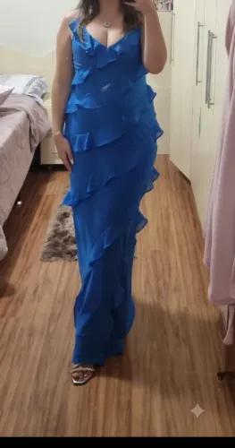 Vestido de festa/formatura azul G