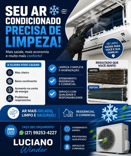 Limpeza ar condicionado 