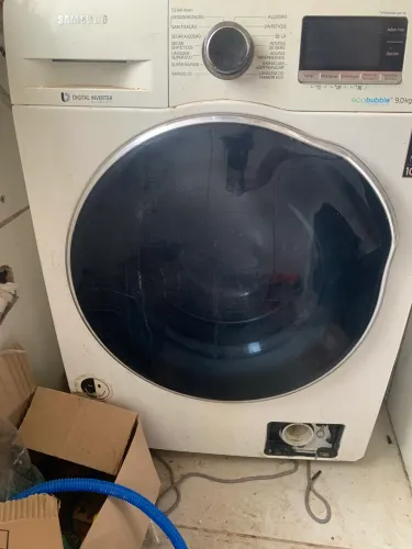 Máquina de lavar display queimado
