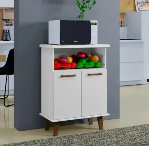 BALCAO PRA COZINHA ARTE SMART ARTE MOVEIS - BRANCO. PRODUTO NOVO. MONTAGEM GRÁTIS !!!