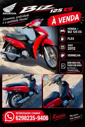 Moto Honda biz 125 es