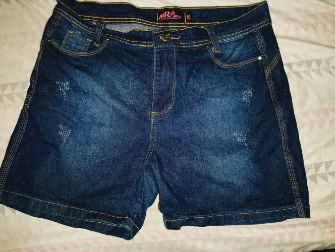 2 shorts jeans feminino n 46