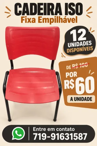Cadeira Iso Fixa Empilhável